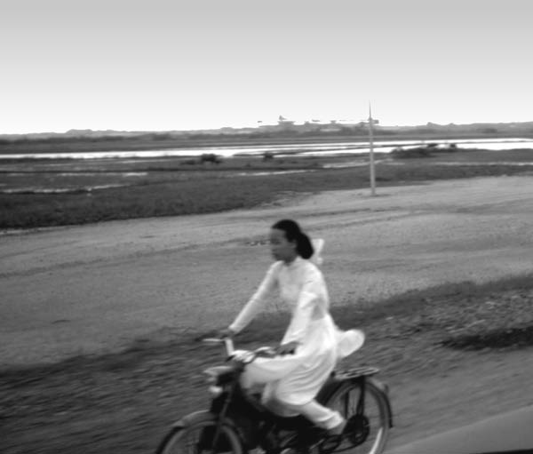 Woman on Highway One, Vietnam, 1968